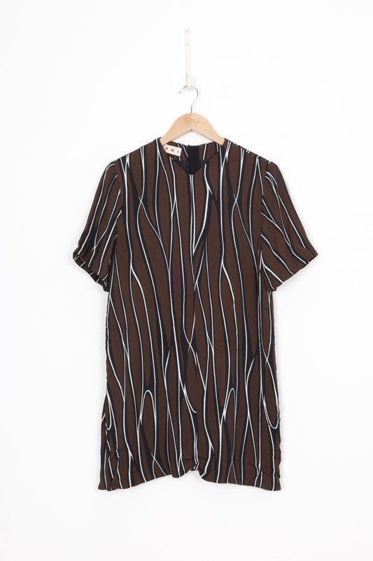 Marni Womens Brown Dress Size S