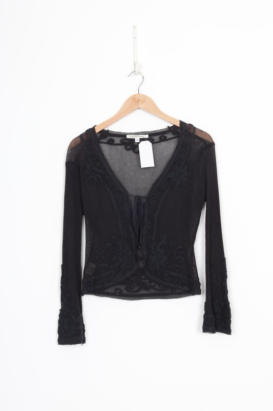 Lee Mathews Womens Black Top Size 1