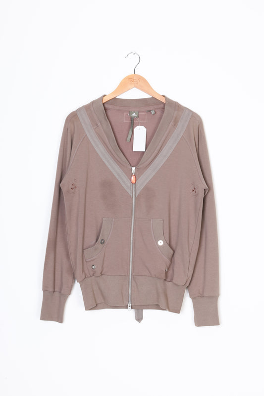 Adidas Stella McCartney Womens Brown Jacket Size 40