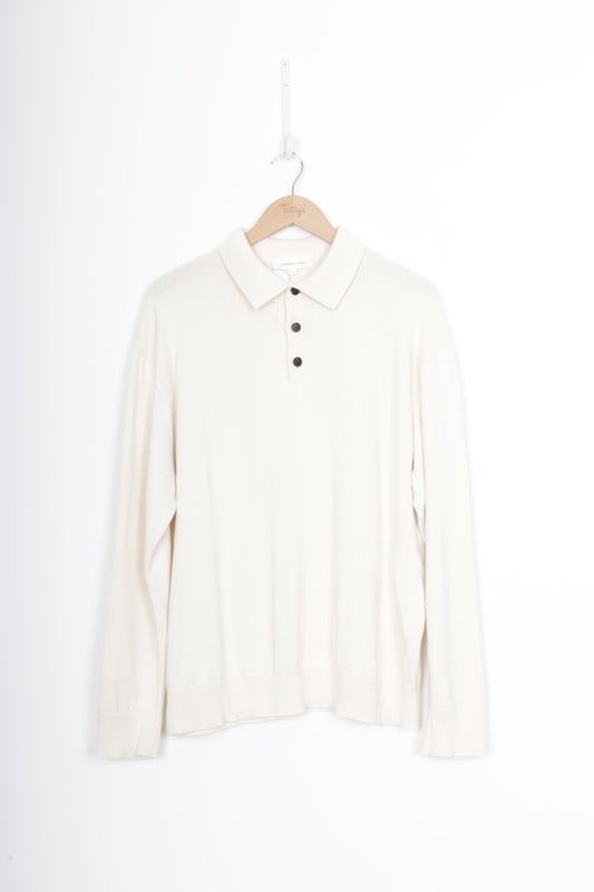 Assembly Label Mens Cream Sweatshirt Size L