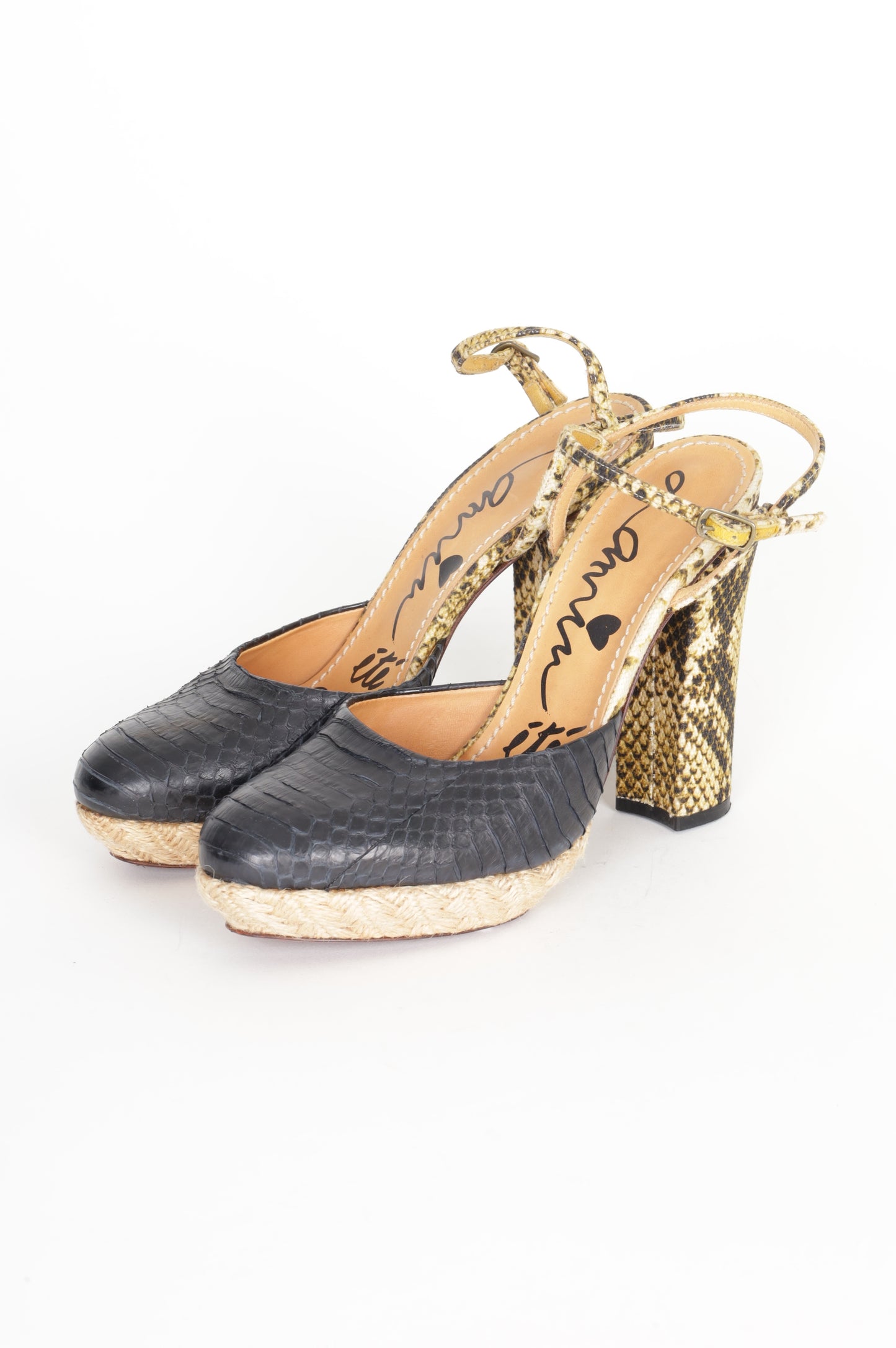 Lanvin Womens Black Heels Size EU 38.5