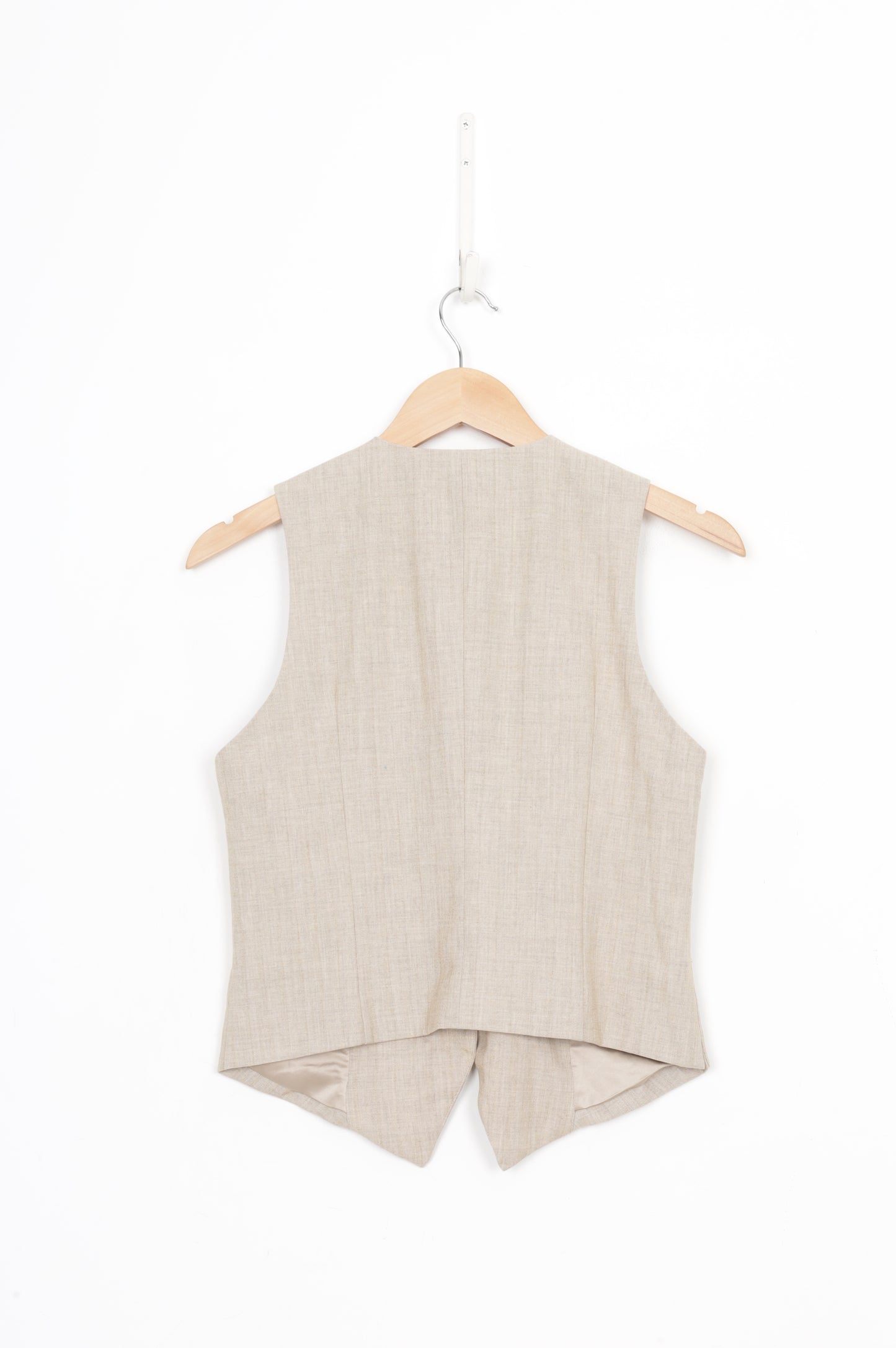 hansen&gretel Womens Beige Vest Size S