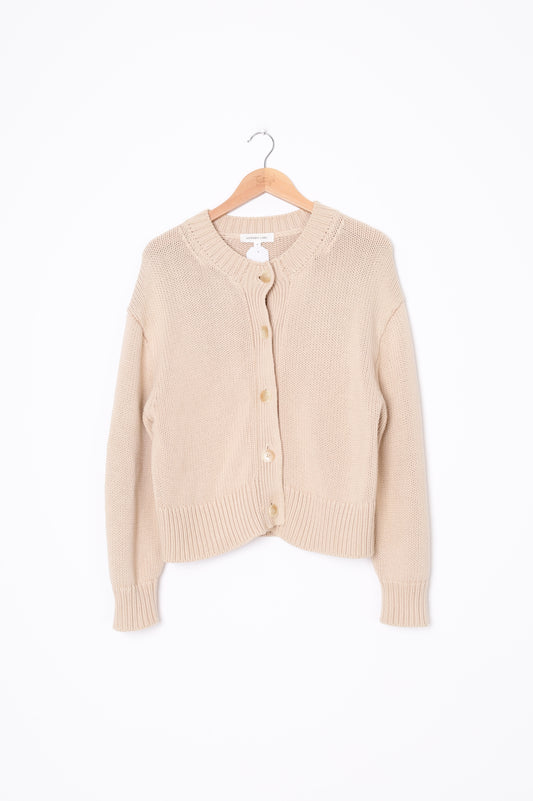 Assembly Label Womens Beige Cardigan Size 8