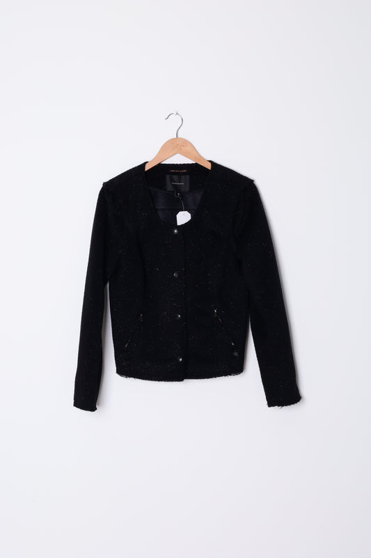 Maison Scotch Womens Black Jacket Size 3