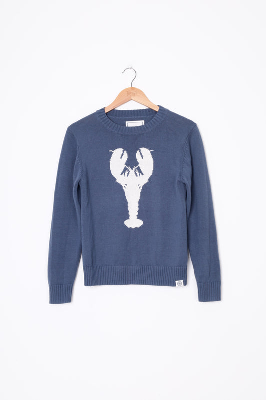 Long Wharf Supply Co.  Womens Blue Jumper Size S