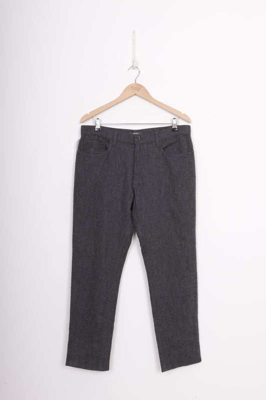 Workshop Mens Grey Pants Size W 32
