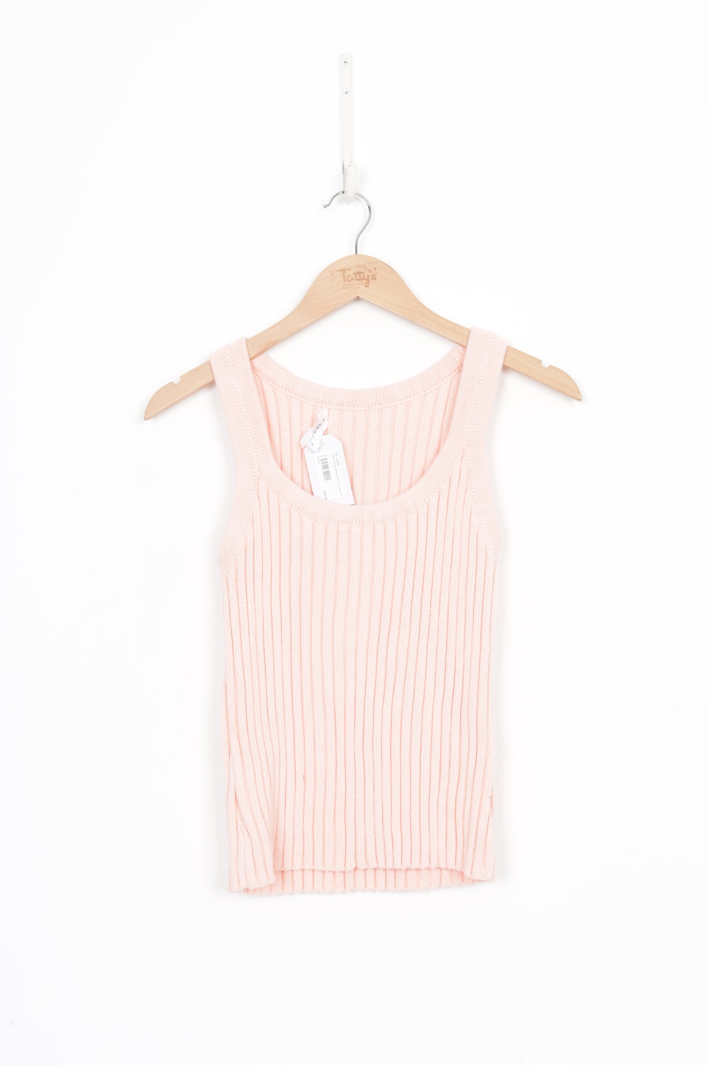 Caitlin Crisp Womens Pink Top Size 12