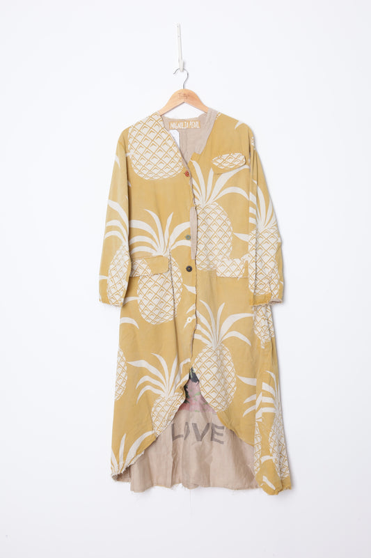 Magnolia Pearl Womens Yellow Dress Size O/S