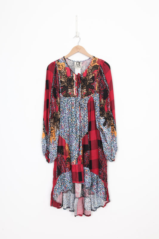 Jaase Womens Red Dress Size S