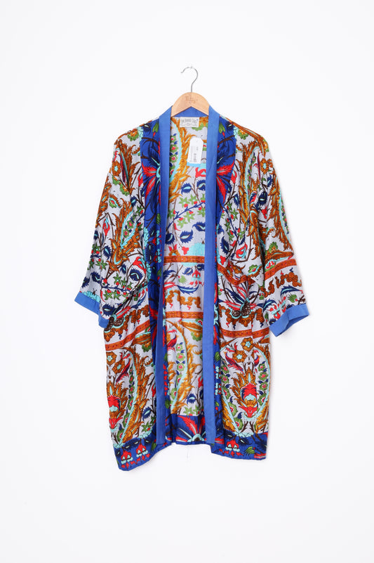 One Hundred Stars Womens Blue Top Size O/S