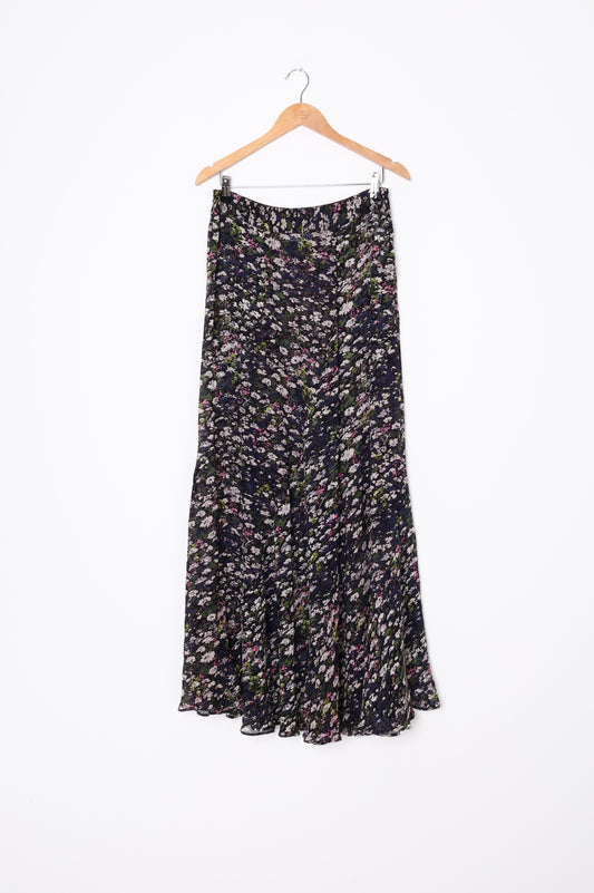 Ganni Womens Black Maxi Skirt Size EU 40