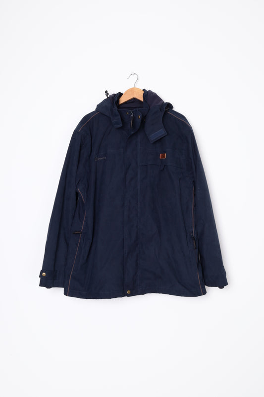 R.M. Williams Mens Blue Coat Size XL