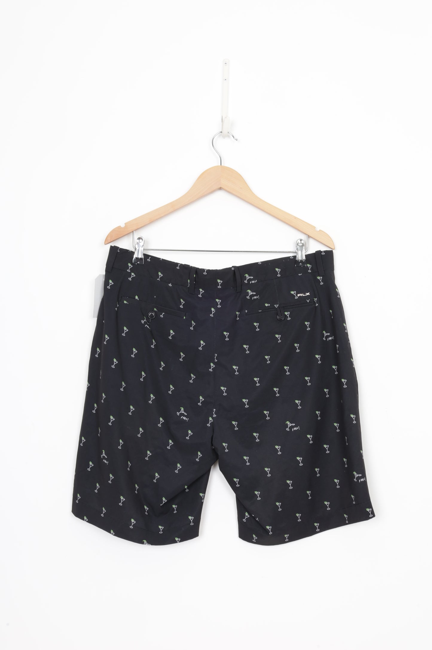 RLX Ralph Lauren Mens Black Shorts Size L