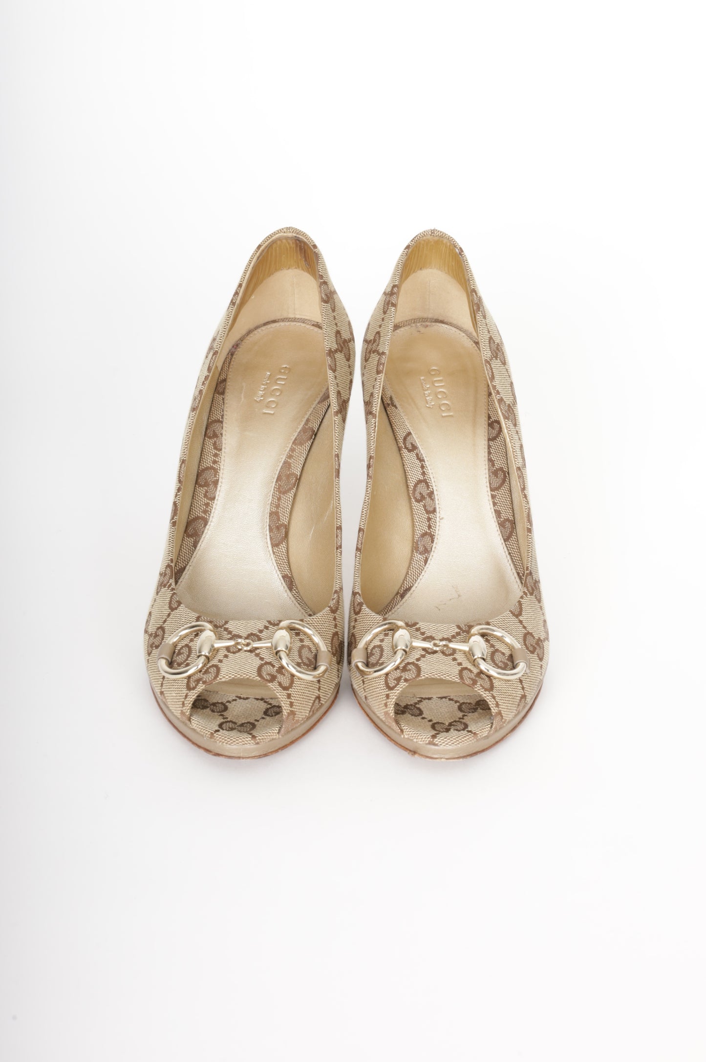 Gucci Womens Brown Heels Size 39