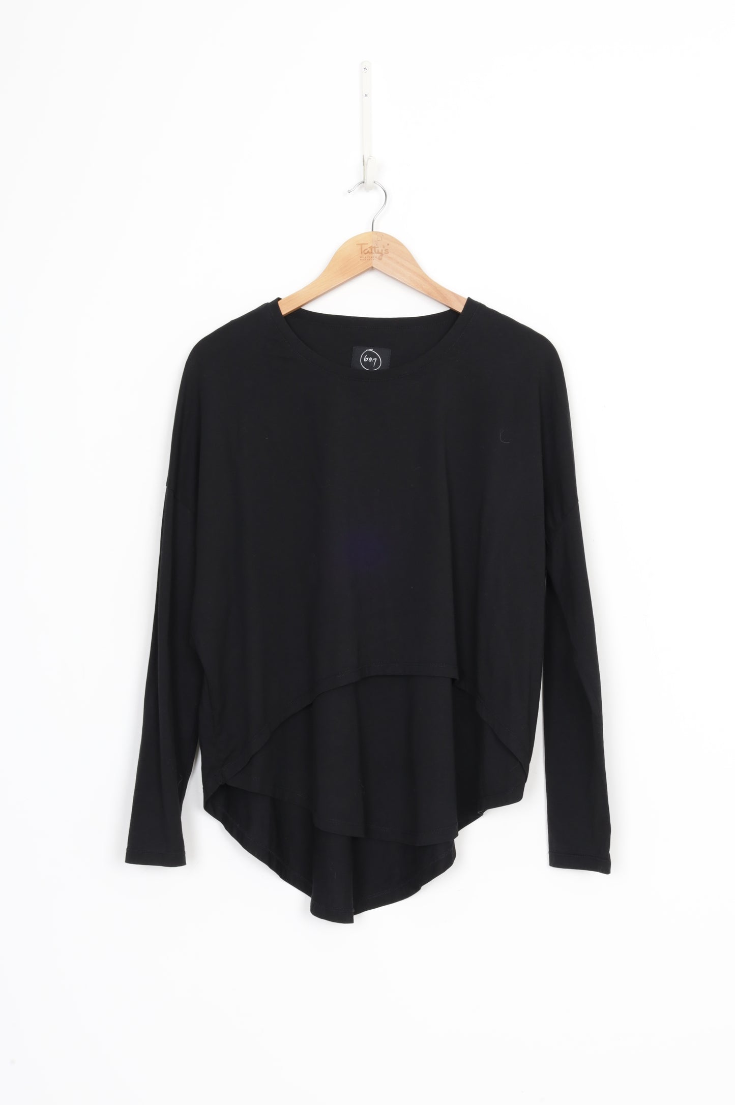 6x7 Moochi Womens Black Top Size S