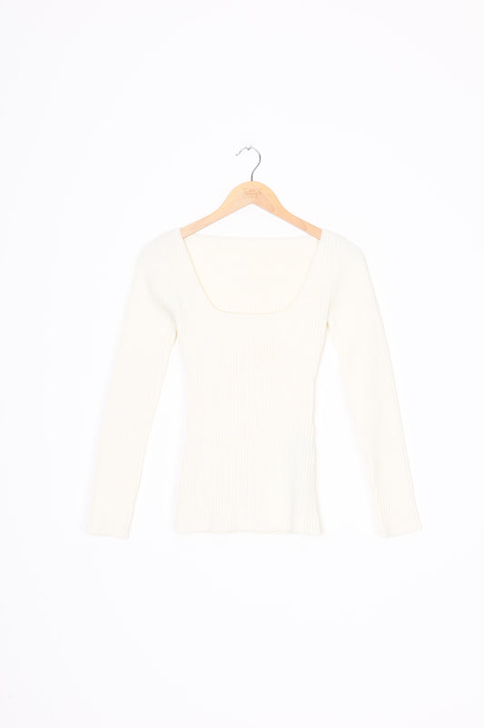 Flakii Womens White Top Size XS