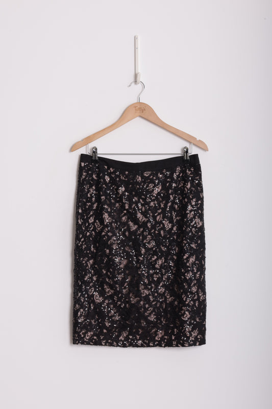 Heine Womens Black Skirt Size 38