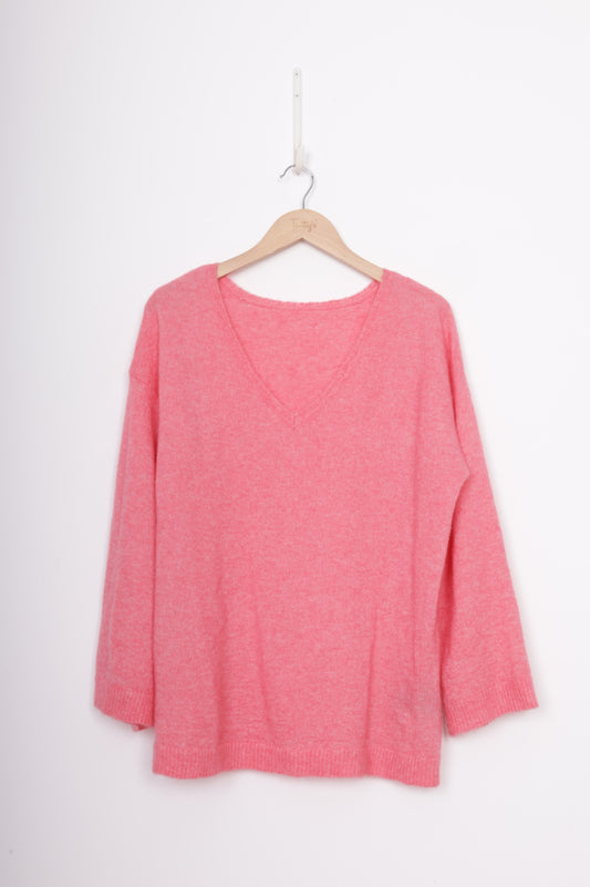 Moochi Womens Pink Jumper Size S