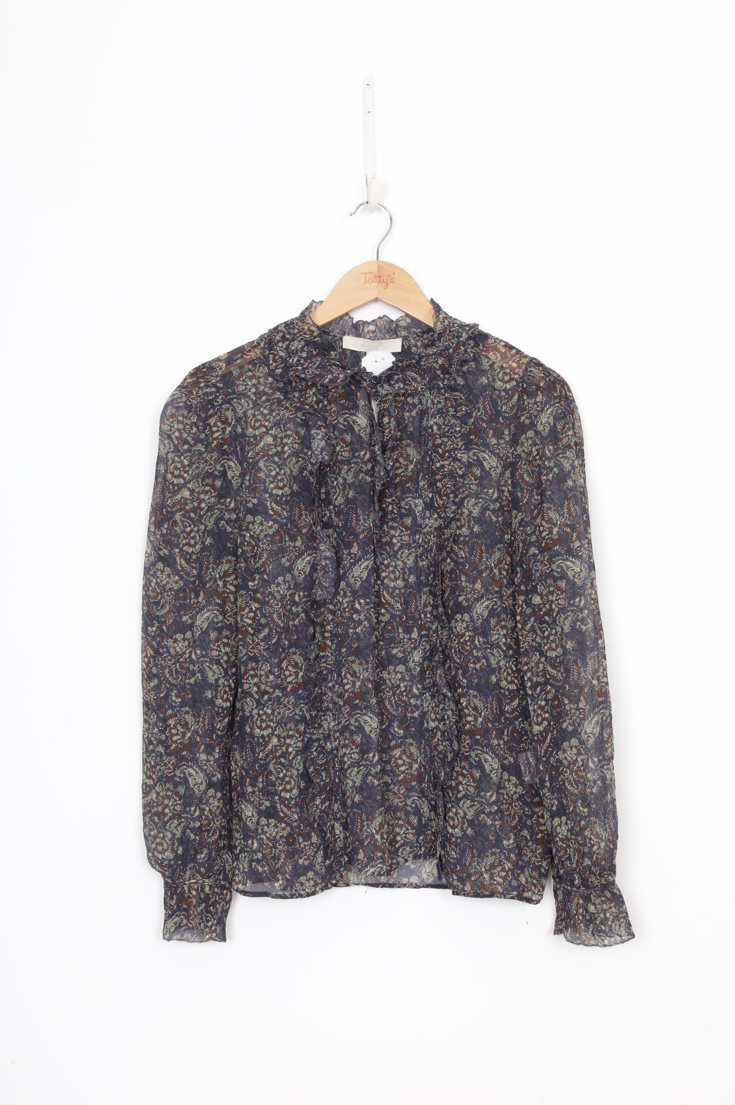 Vanessa Bruno Womens Blue Shirt Size 40