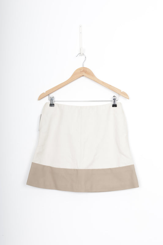 Cos Womens Cream Skirt Size 34