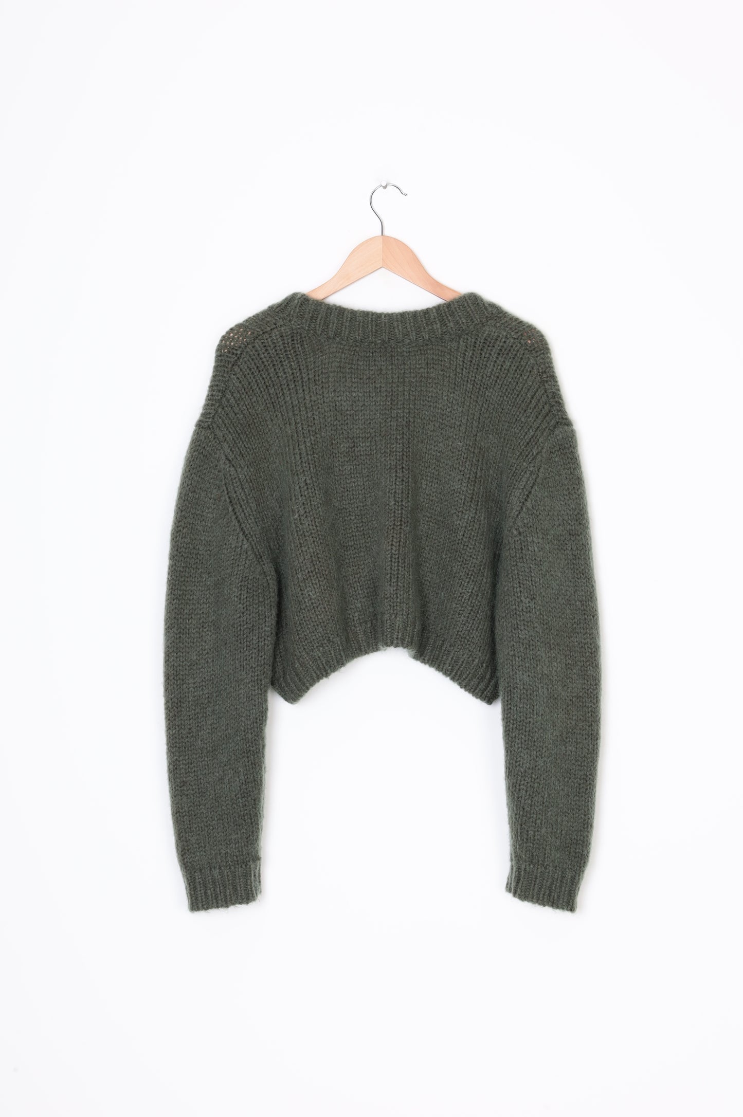 Paris Georgia Womens Green Cardigan Size XS