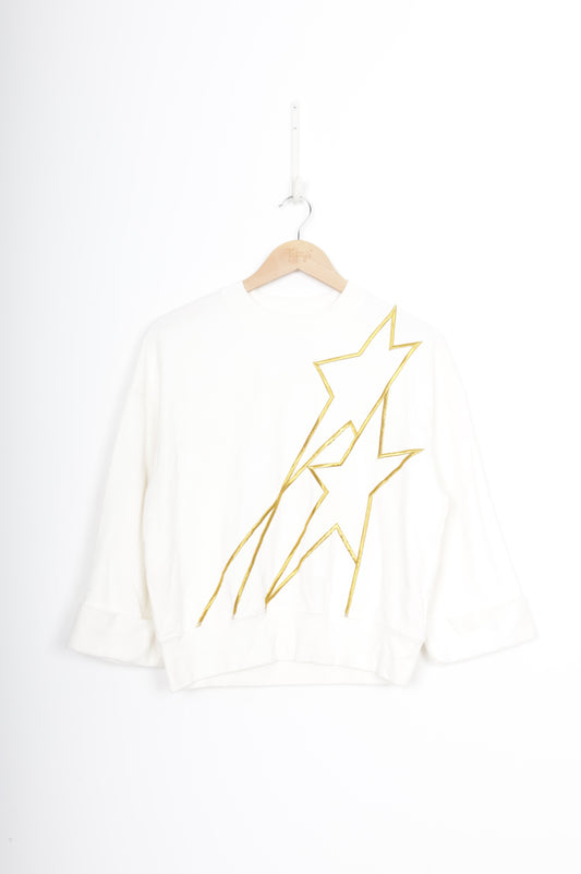 Karen Walker Womens White Jumper Size 6