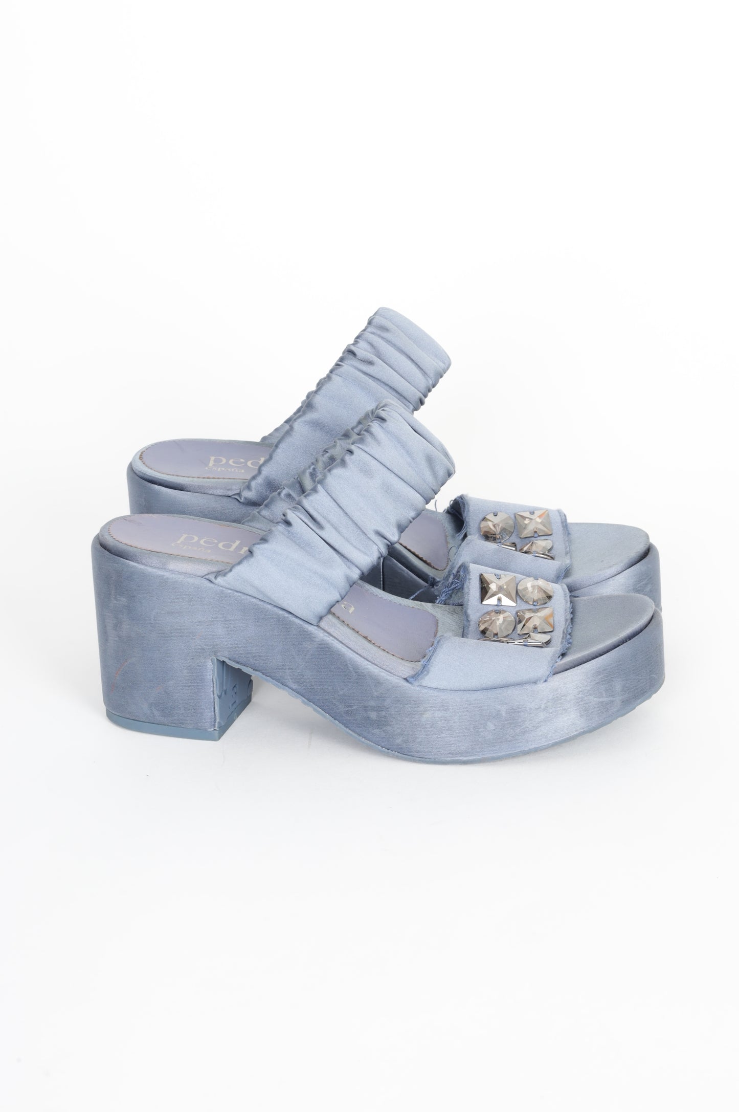 Pedro Garcia Womens Blue Heels Size EU 38