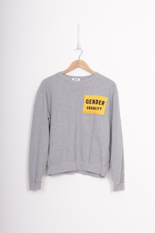 Acne Studios Womens Grey Sweatshirt Size M
