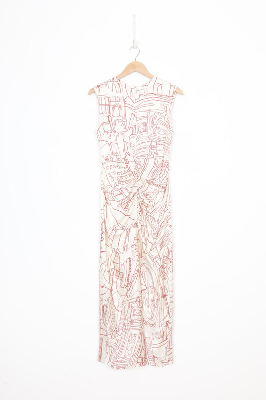 Roame. Womens Beige Dress Size 1