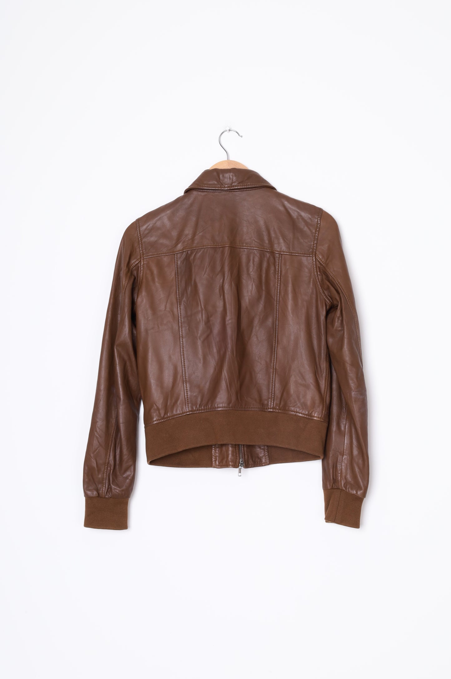 Mauro Grifoni Womens Brown Jacket Size XS