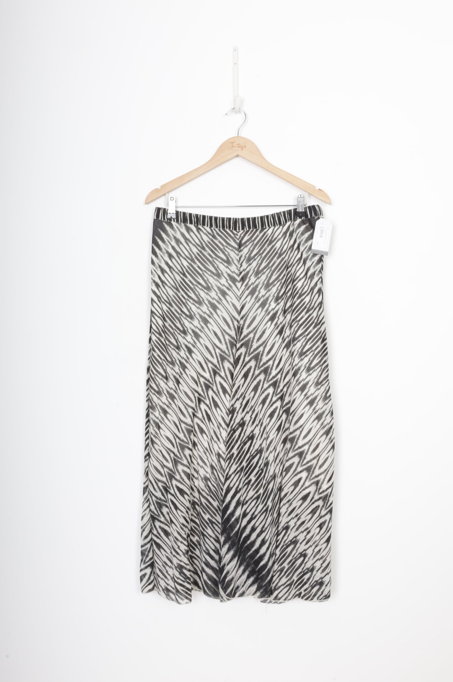 K Derby Womens Black Skirt Size L