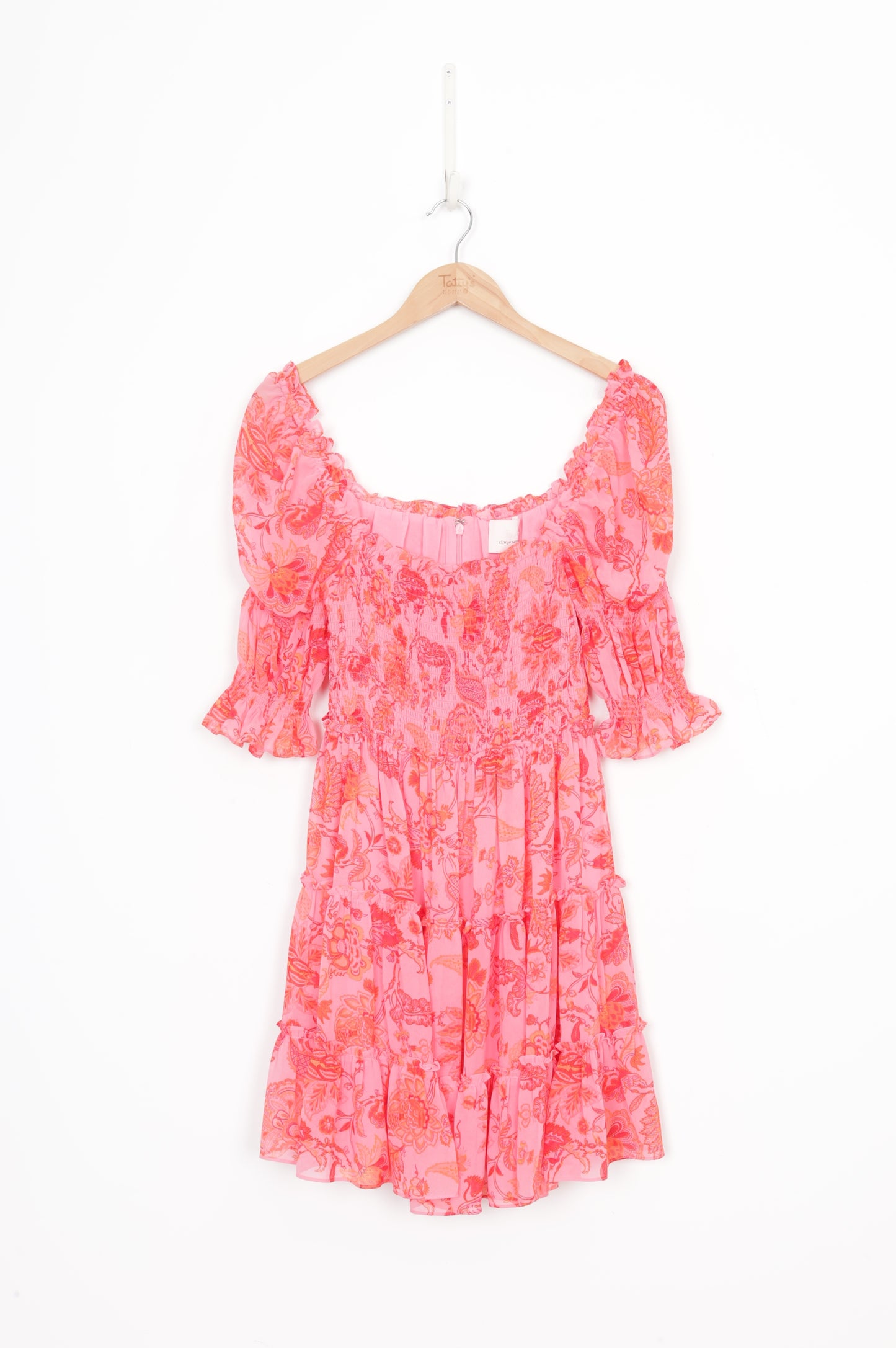 5 a 7 cinq a sept Womens Pink Dress Size 4