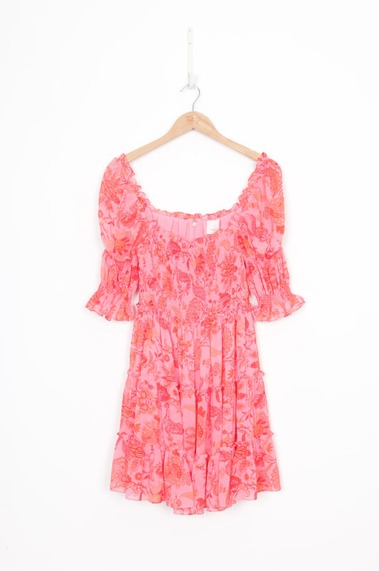 5 a 7 cinq a sept Womens Pink Dress Size 4
