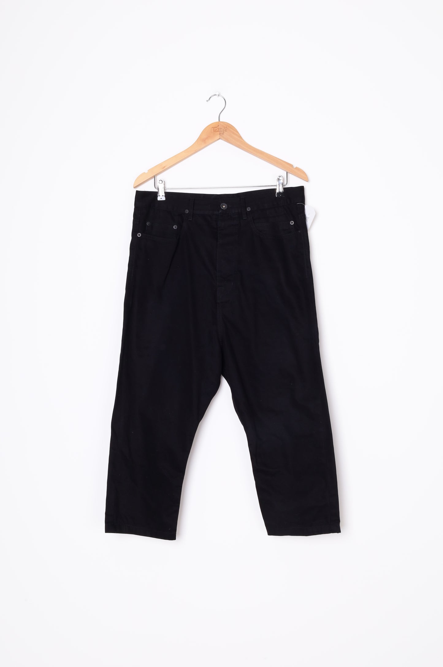 DRKSHDW Rick Owens Mens Black Pants Size W 33