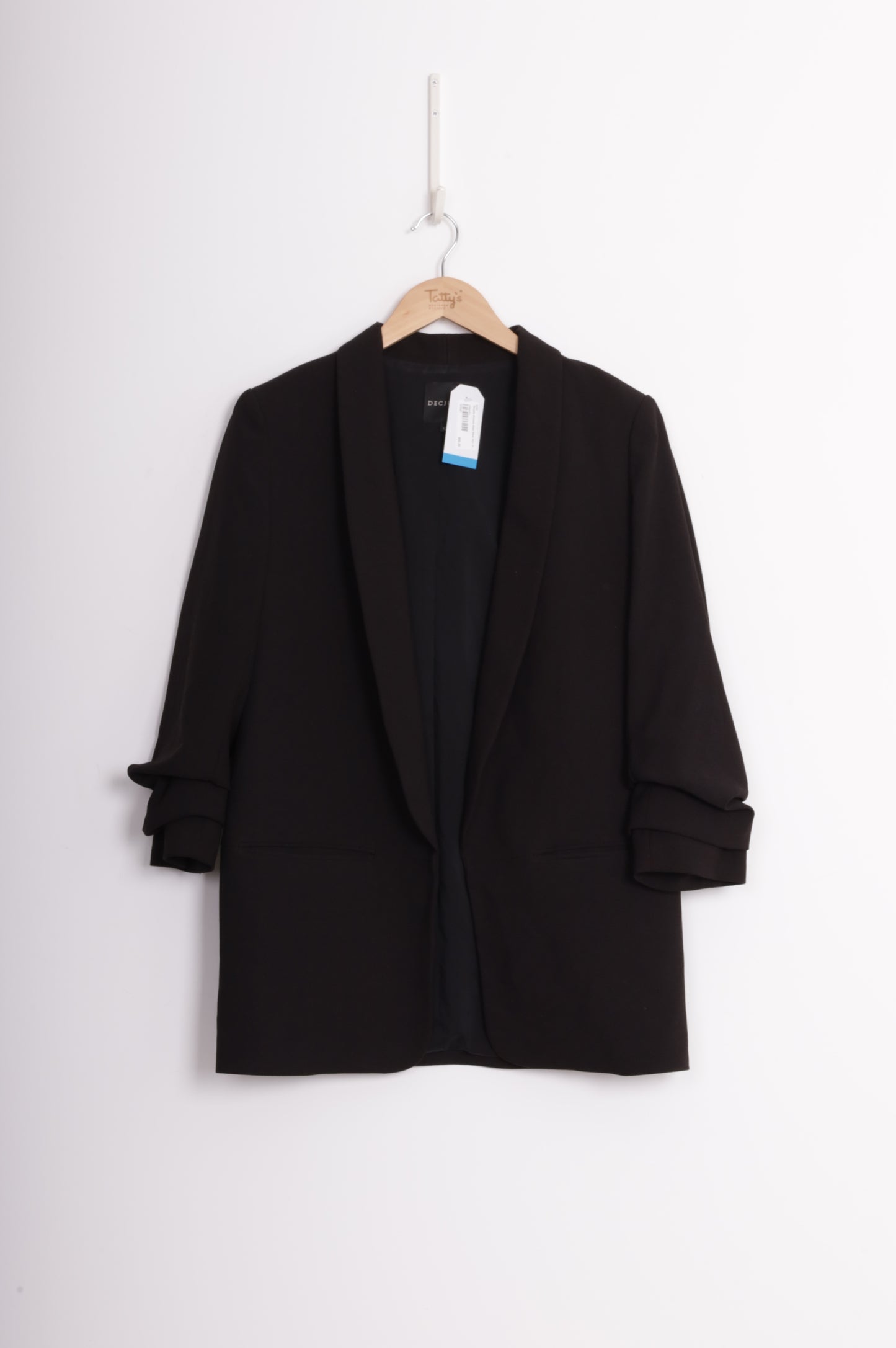 Decjuba Womens Black Blazer Size 12