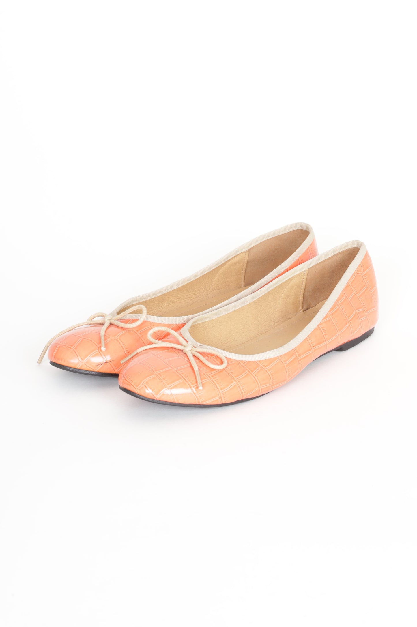 French Sole Womens Orange Shoes Size EU 39