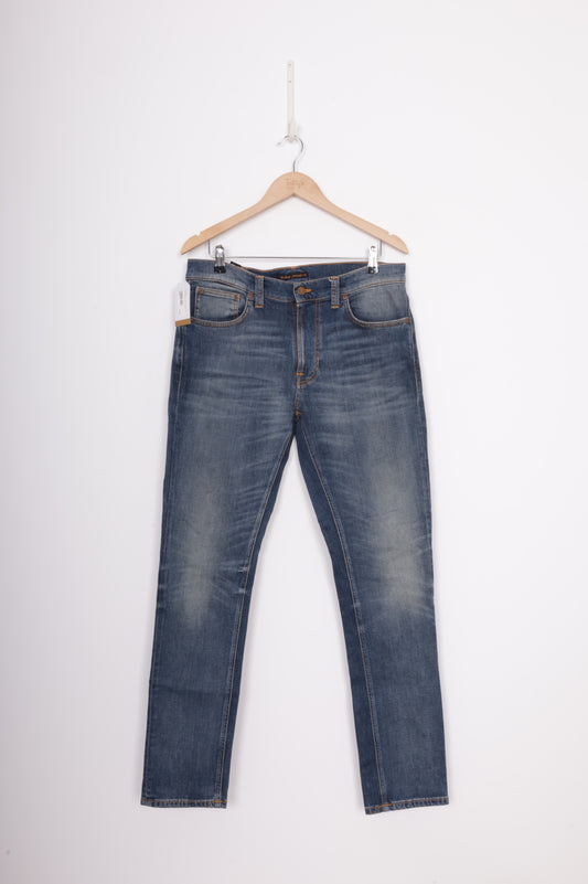 Nudie Jeans Mens Blue Jeans Size W 32