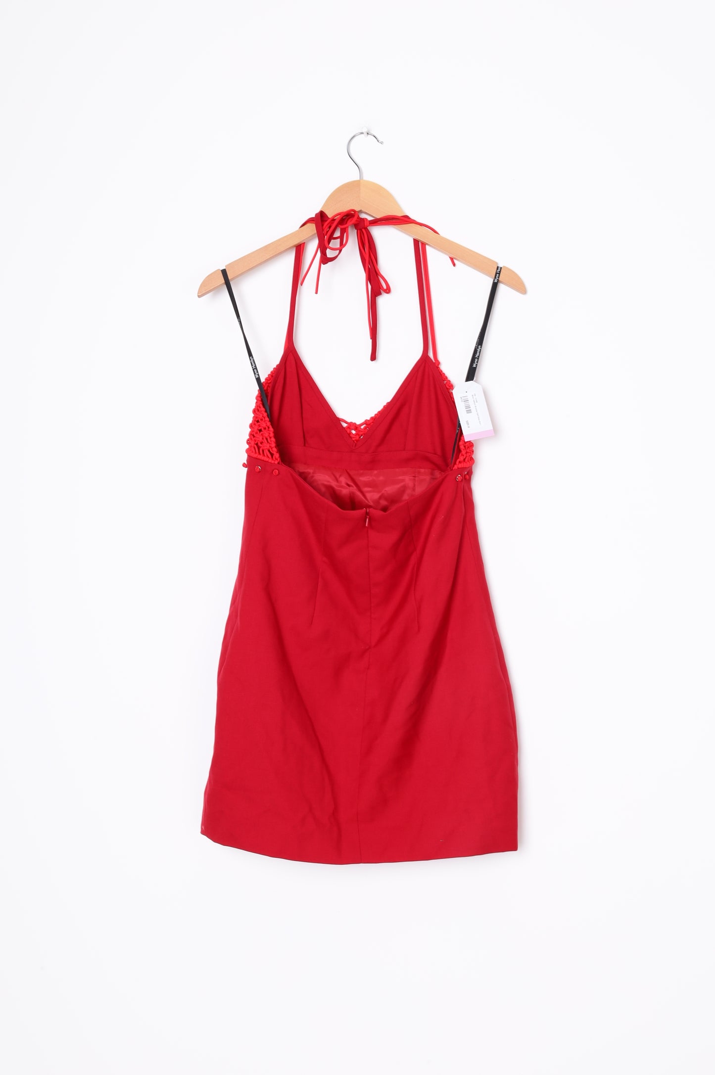 Wynn Hamlyn Womens Red Dress Size 8