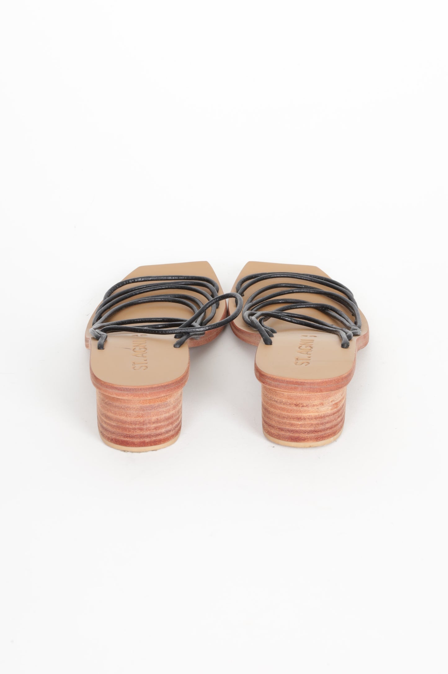 St Agni Womens Black Shoes Size EU 39