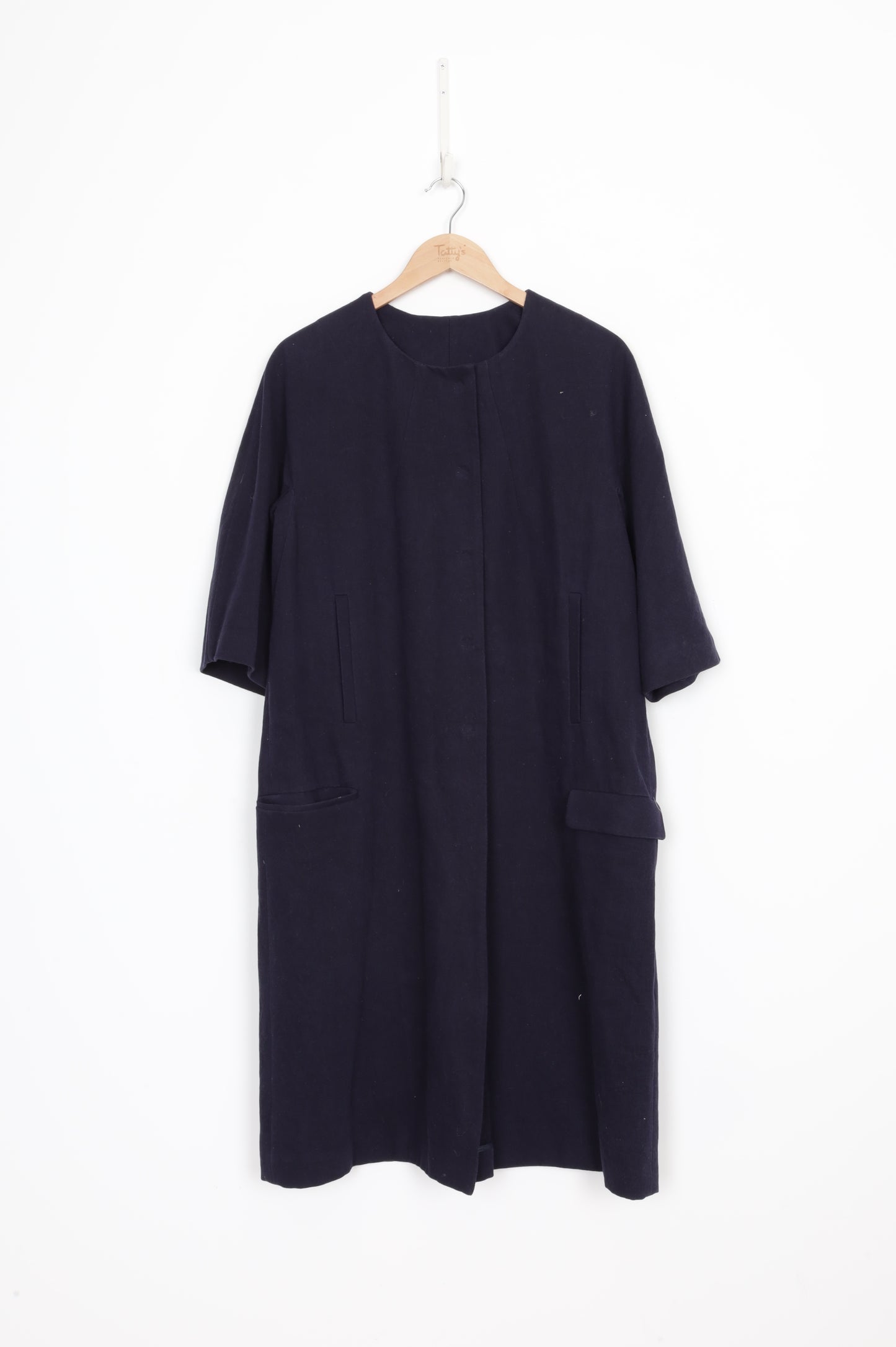 Acne Womens Blue Coat Size 42