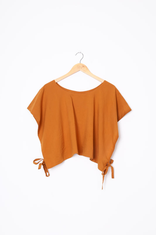 Motlied Womens Orange Top Size O/S