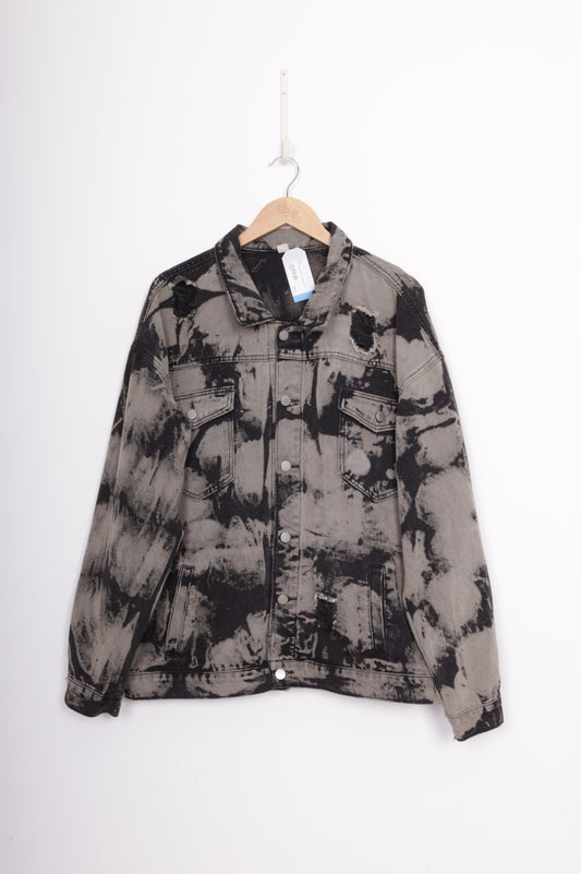 No Label Mens Grey Jacket Size XL