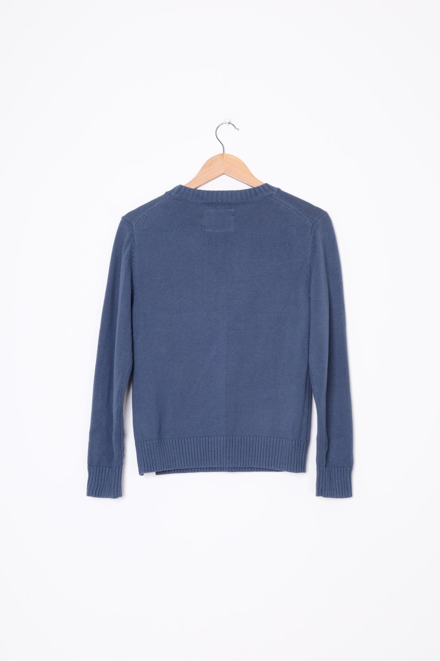 Long Wharf Supply Co.  Womens Blue Jumper Size S
