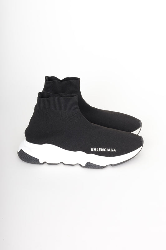 Balenciaga Womens Black Sneakers Size EU 37