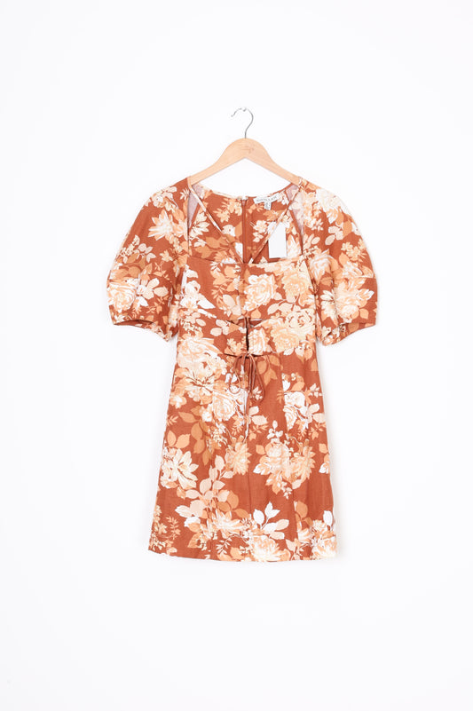 Shona Joy Womens Brown Dress Size 8