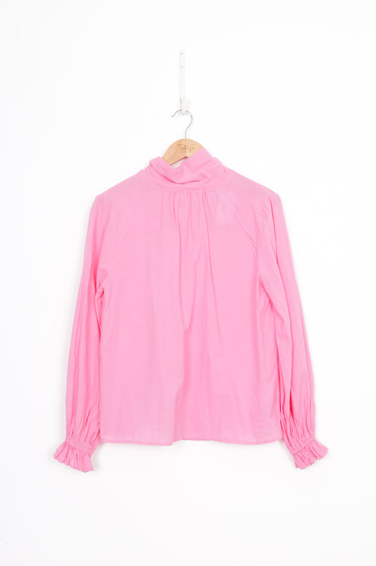 Max Womens Pink Blouse Size 8