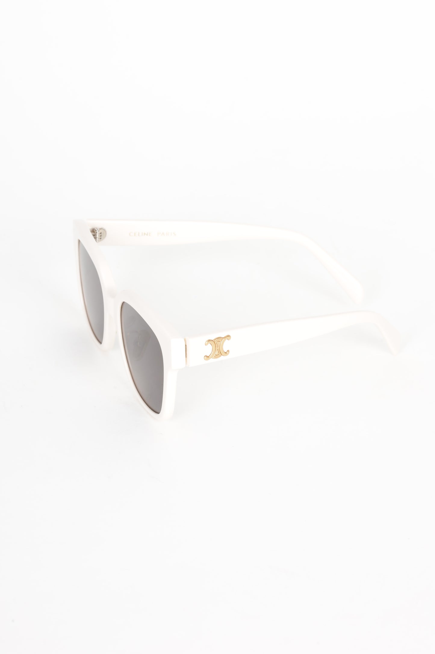 Celine Womens White Sunglasses Size O/S