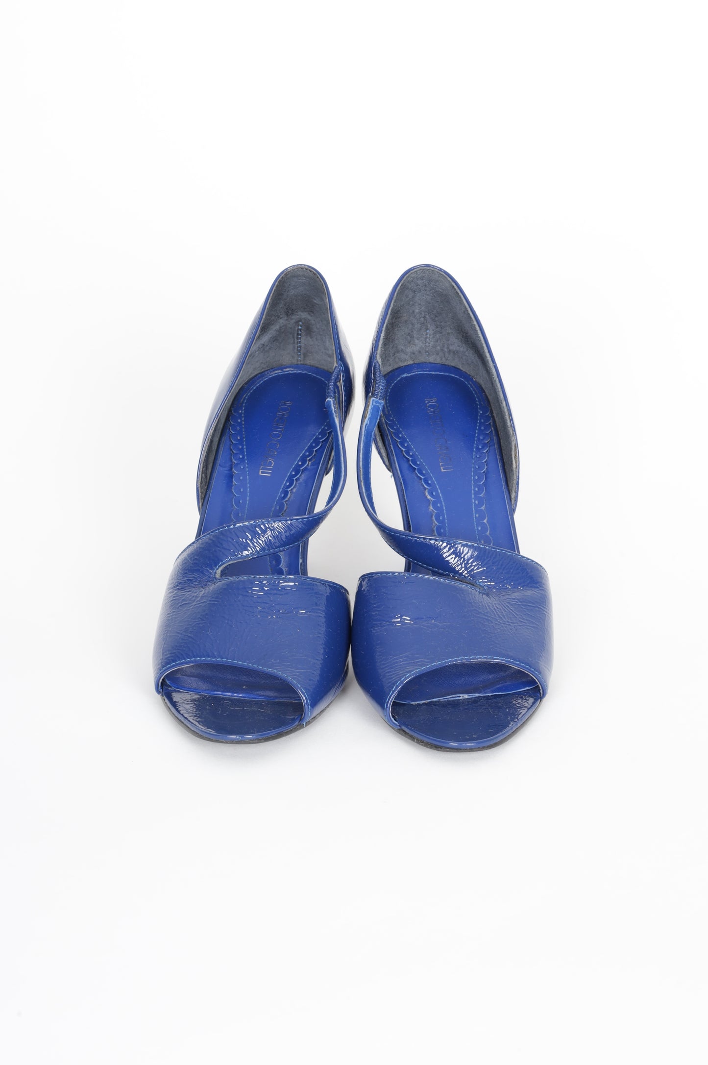 Roberto Cavalli Womens Blue Shoes Size 38