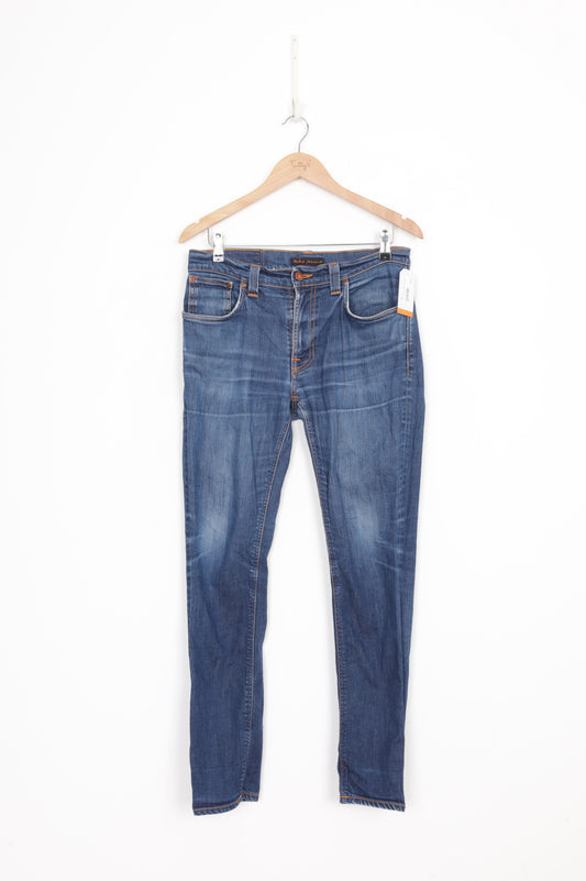 Nudie Jeans Mens Blue Jeans Size W 33