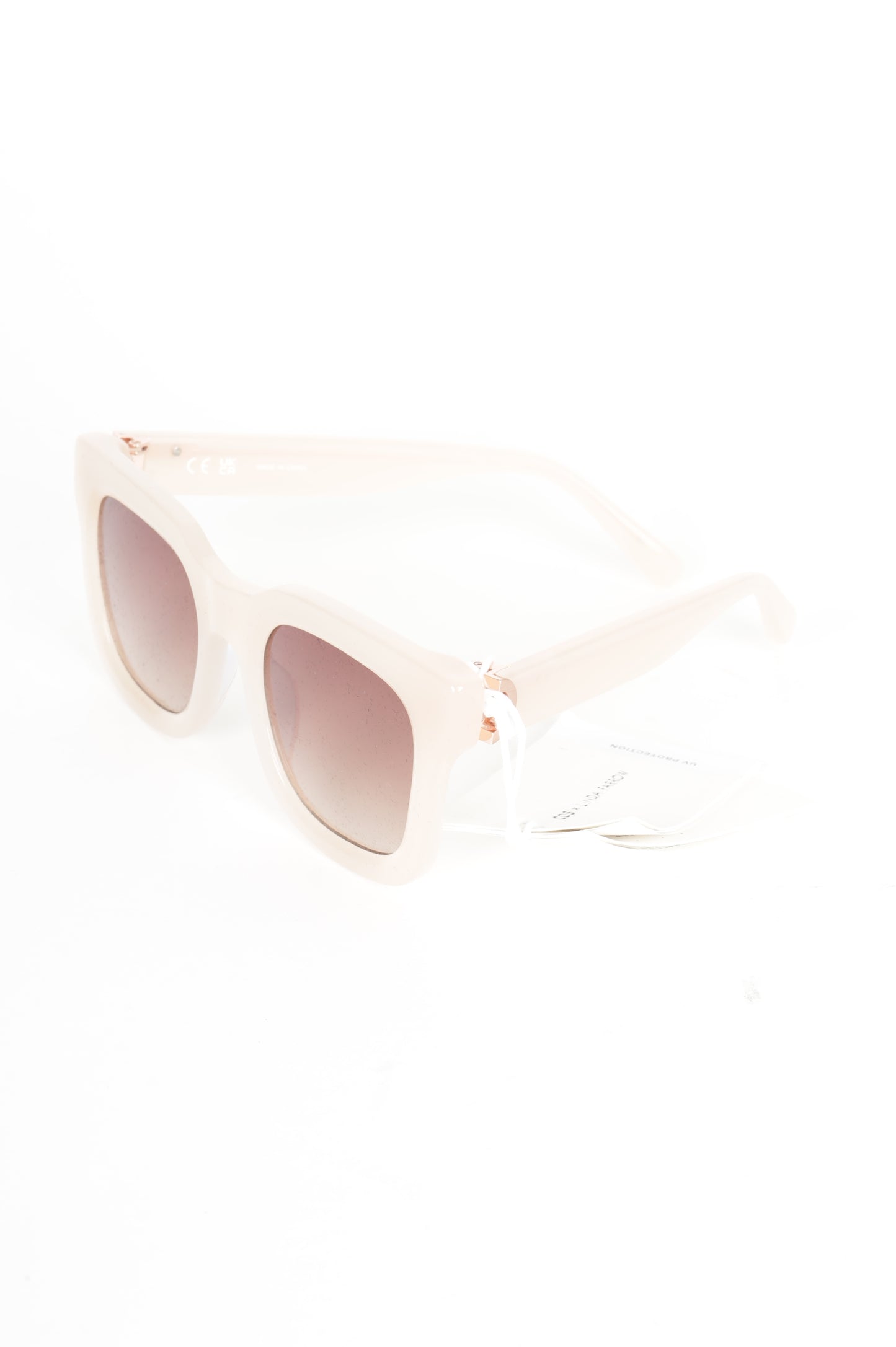 Cos X Linda Farrow Womens Pink Sunglasses Size O/S